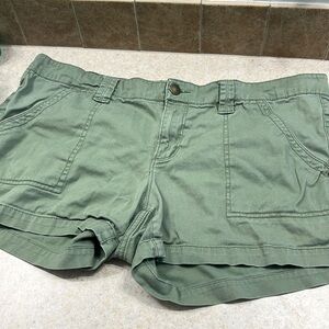 Green Faded Glory Jean shorts!